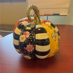 MACKENZIE-CHILDS Flower Market Patchwork Pumpkin - Medium